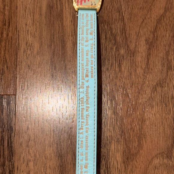 L.A.M.B. Baby Blue and Gold Women's Watch - Picture 2 of 6